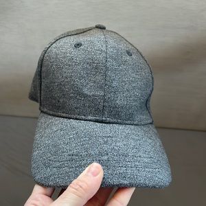 Heathered Gray lululemon baseball cap. Adjustable